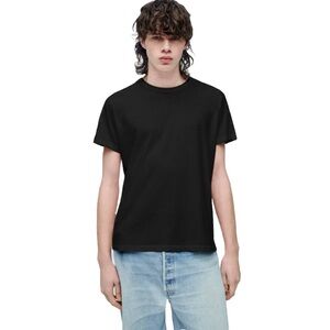 REDONE Hanes Classic Tee Men’s Black Short Sleeve Shirt Size Large & Medium